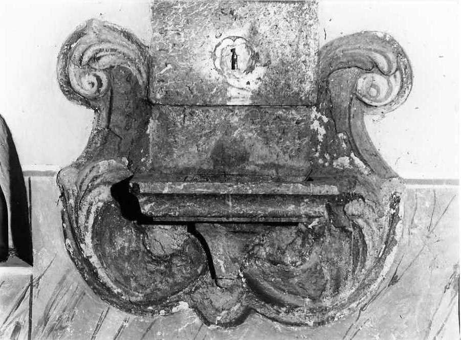 lavabo - a parete - bottega campana (sec. XVIII)
