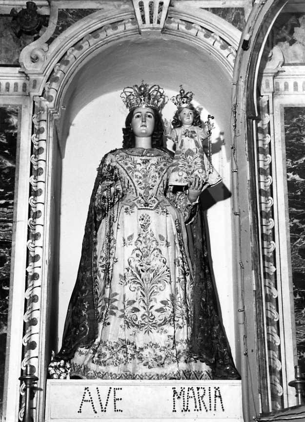 Madonna del Rosario (statua) - bottega campana (sec. XVIII)