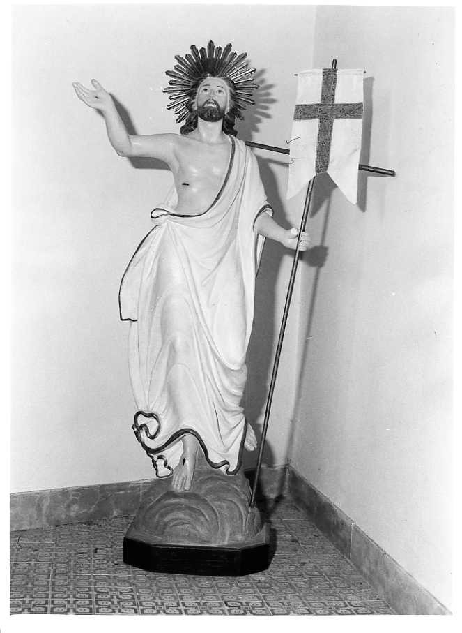 Cristo risorto (scultura) - bottega campana (inizio sec. XX)