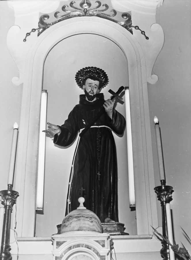 San Francesco d'Assisi (statua) - bottega campana (sec. XVIII)