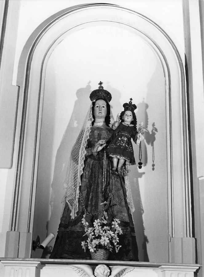 Madonna del Rosario (statua) - bottega campana (sec. XIX)