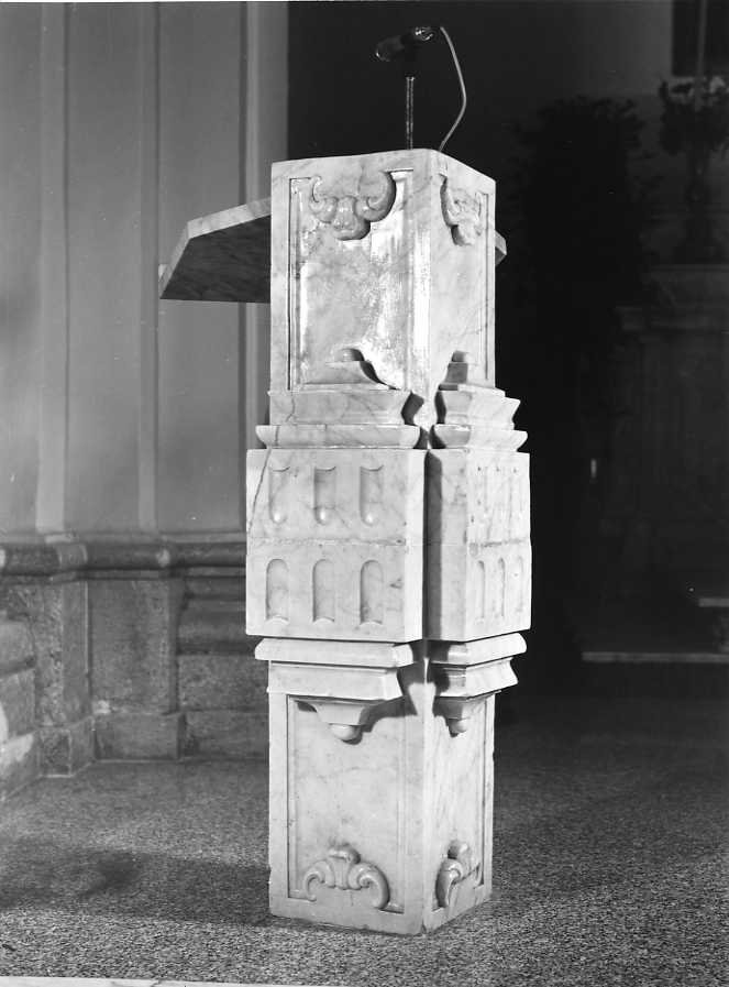 scultura, frammento - bottega campana (sec. XVIII)