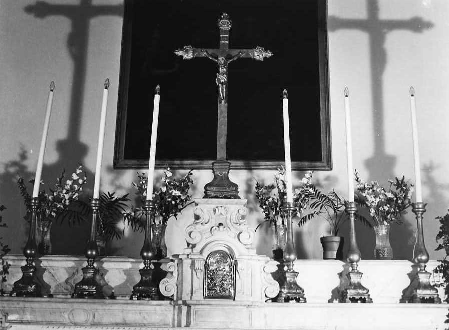 servizio d'altare, insieme - bottega campana (sec. XIX)