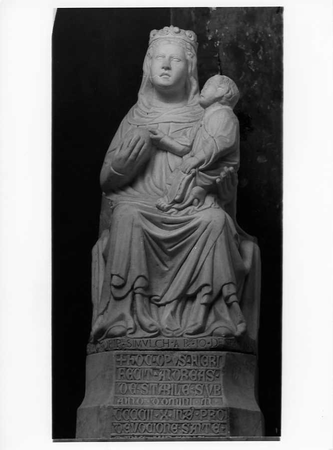 Madonna con Bambino (statua) - bottega campana (sec. XV)