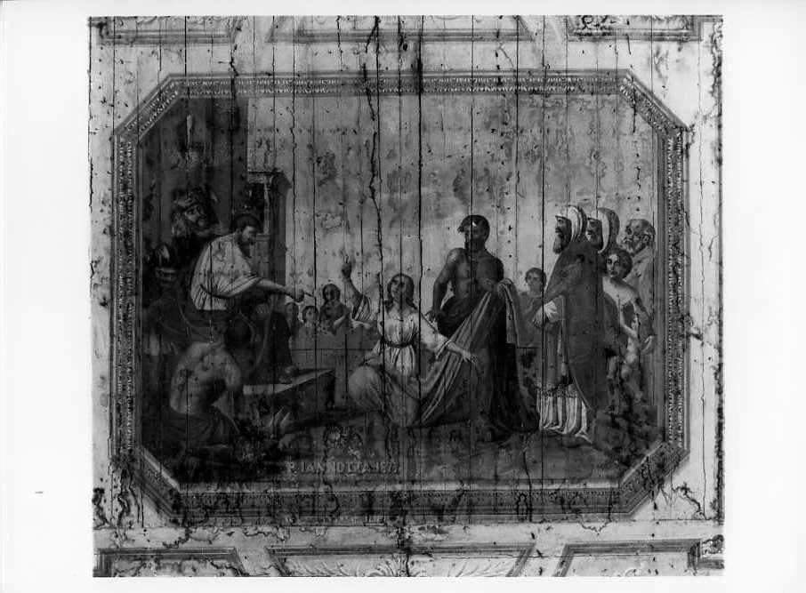 martirio di Sant' Agata (dipinto) di Iannotta Pasquale (sec. XIX)