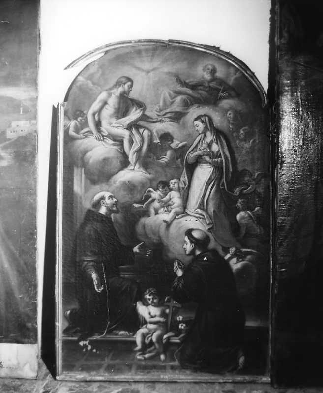 adorazione della Trinità (dipinto) - ambito campano (sec. XIX)