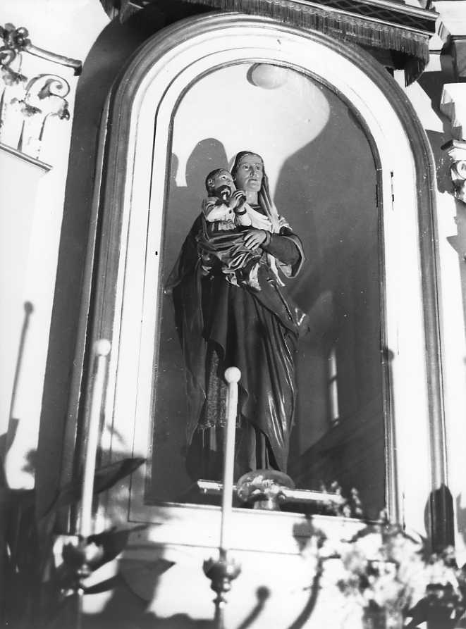 Maria Vergine bambina e Sant'Anna (statua) - bottega campana (prima metà sec. XX)