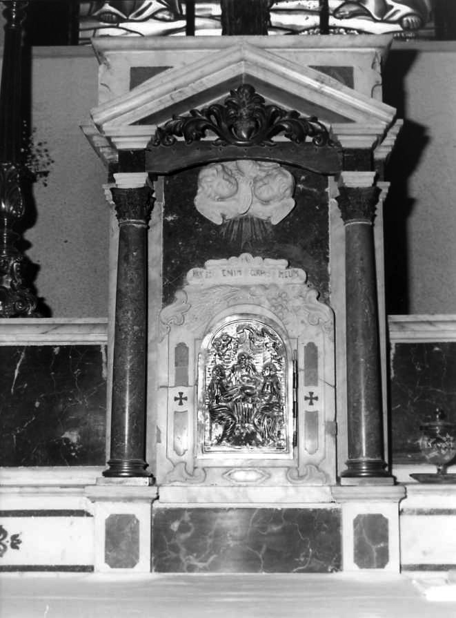 tabernacolo - a tempietto - bottega campana (sec. XVIII)