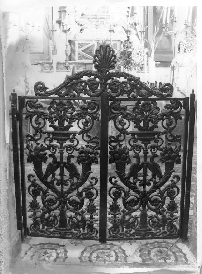 cancello di balaustrata - bottega campana (sec. XIX)