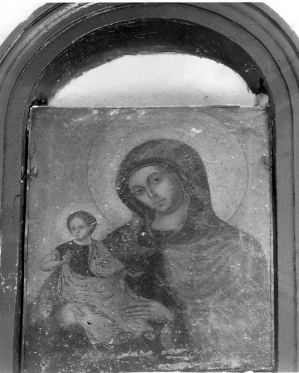 Madonna con Bambino (dipinto) - ambito campano (sec. XVII)
