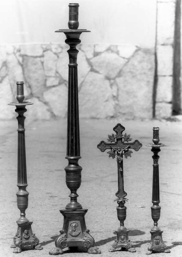 candelabro, serie - bottega campana (sec. XIX)