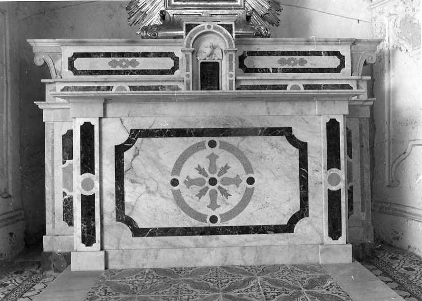 altare maggiore - bottega campana (metà sec. XIX)