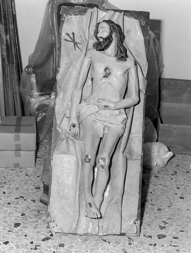 Cristo deposto dalla croce (statua) - bottega campana (sec. XIX)