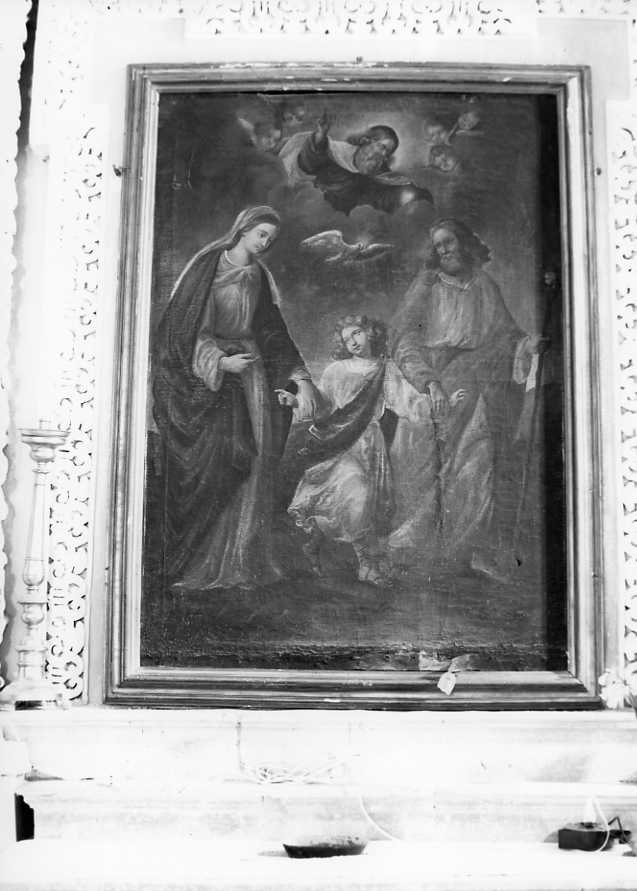 Sacra Famiglia (dipinto) - ambito campano (inizio sec. XVIII)