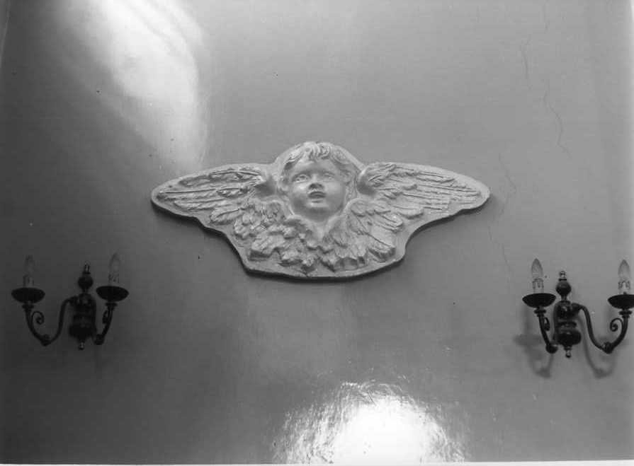 angelo (decorazione plastica) - bottega campana (sec. XVII)