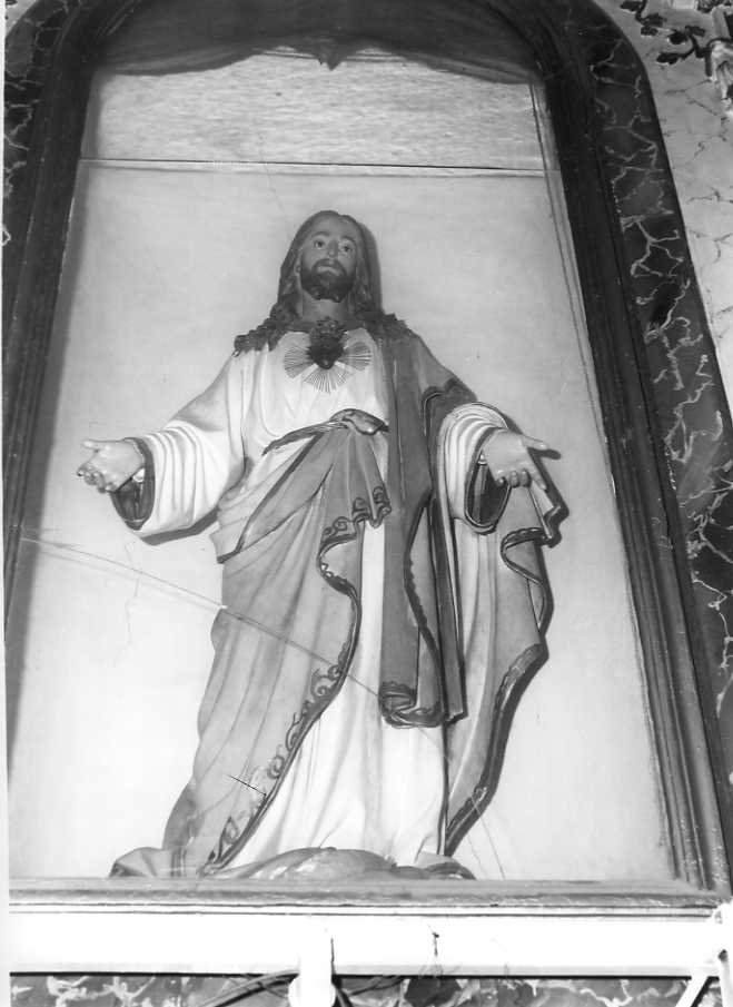 Sacro Cuore di Gesù (statua) - bottega campana (inizio sec. XX)