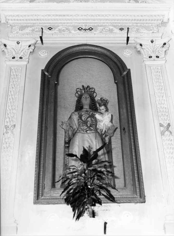 Madonna con Bambino (statua) - bottega campana (seconda metà sec. XIX)