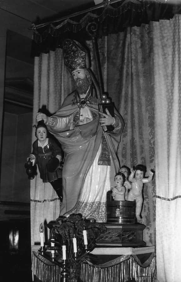 San Nicola di Bari (statua) - bottega campana (sec. XVIII)