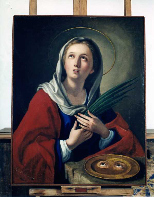 Santa Lucia (dipinto) - ambito campano (seconda metà sec. XIX)