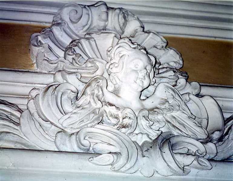 putto alato (decorazione) - bottega campana (metà sec. XVIII)
