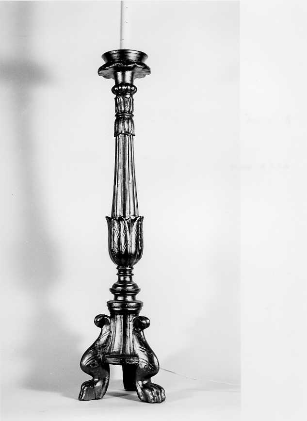 candelabro, serie - bottega napoletana (sec. XVIII)