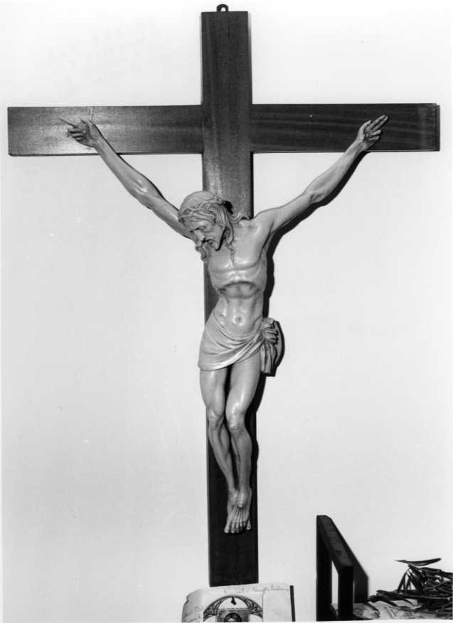 Cristo crocifisso (croce d'altare) - bottega campana (sec. XVIII)