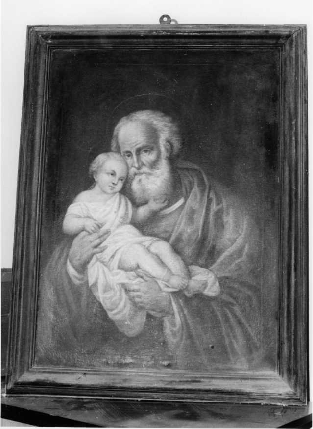 San Giuseppe e Gesù Bambino (dipinto) - ambito campano (sec. XVIII)