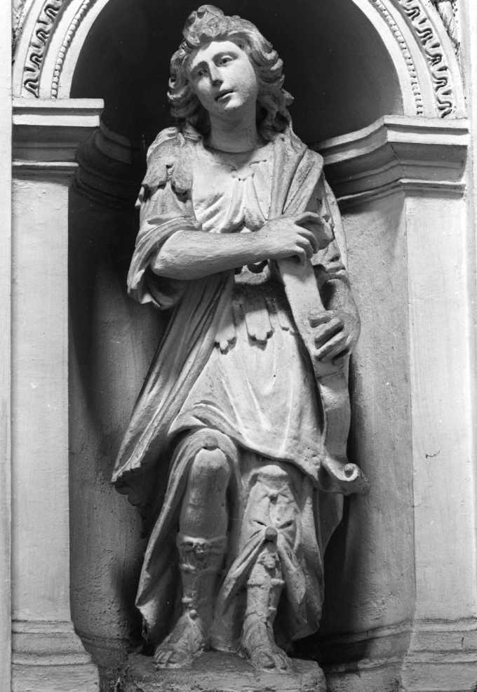 Sibilla Cimmeria (statua) di Di Majo Giuseppe (sec. XVII)
