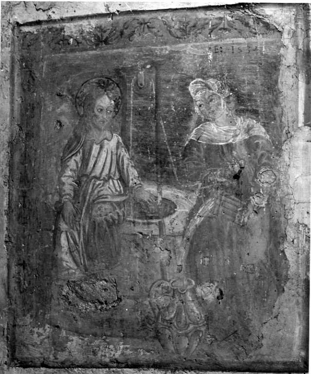 Cristo e la samaritana (dipinto) - ambito campano (sec. XVI)
