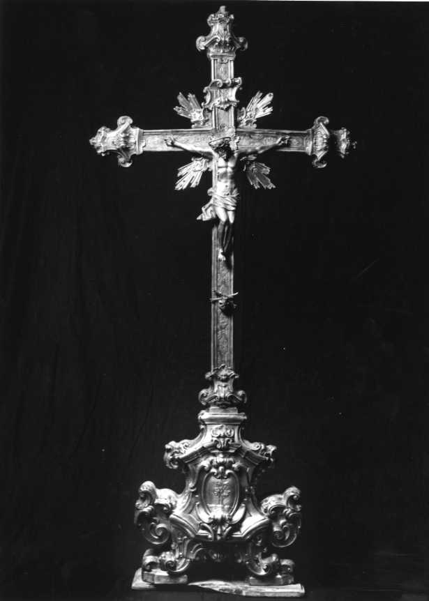 croce d'altare - bottega napoletana (sec. XVIII)