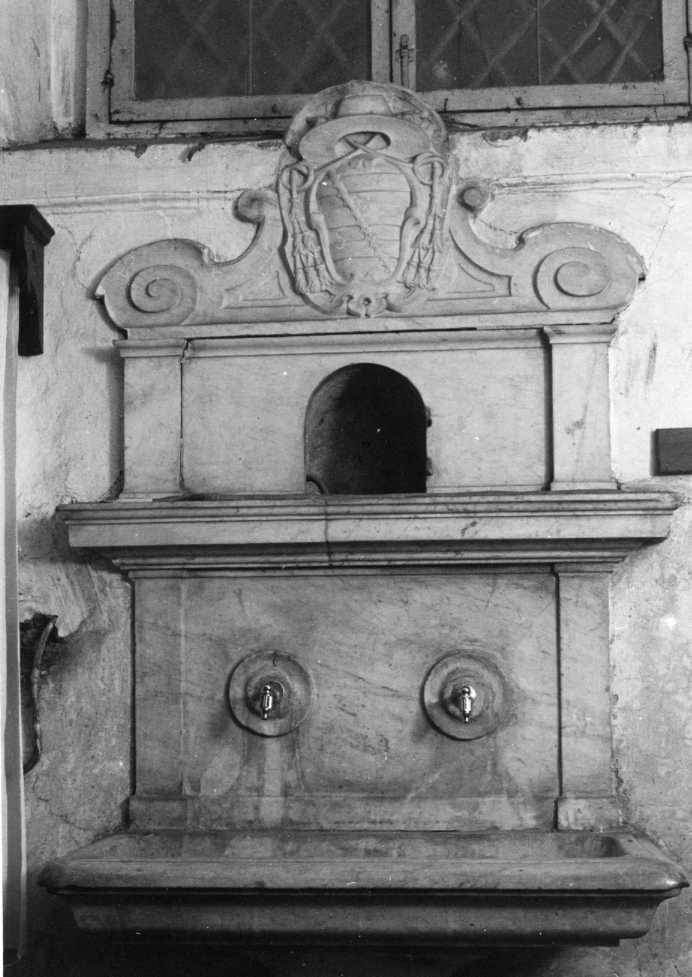 lavabo da sacrestia - bottega napoletana (sec. XVII)