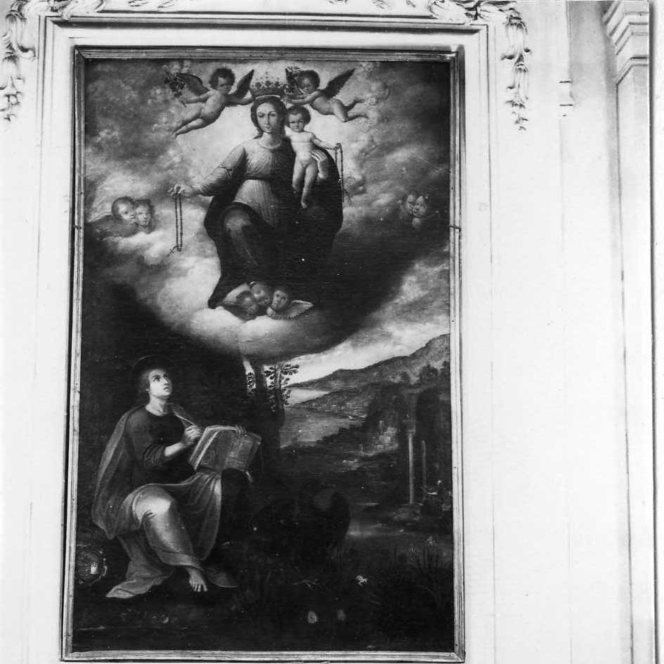 Madonna con Bambino e Santi (dipinto) - ambito napoletano (sec. XVII)