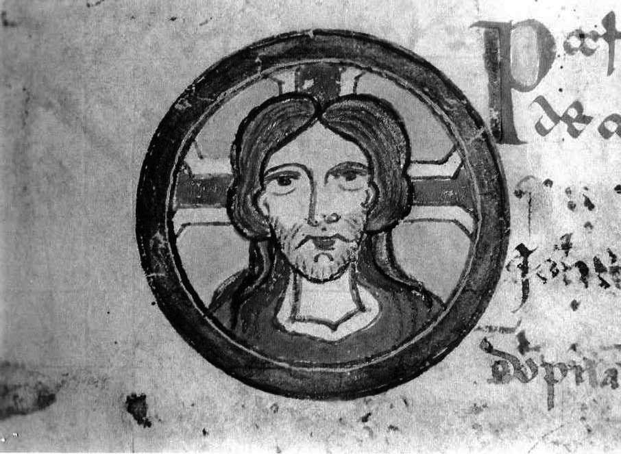 Cristo Salvatore (miniatura) - ambito cassinese (fine sec. XII)