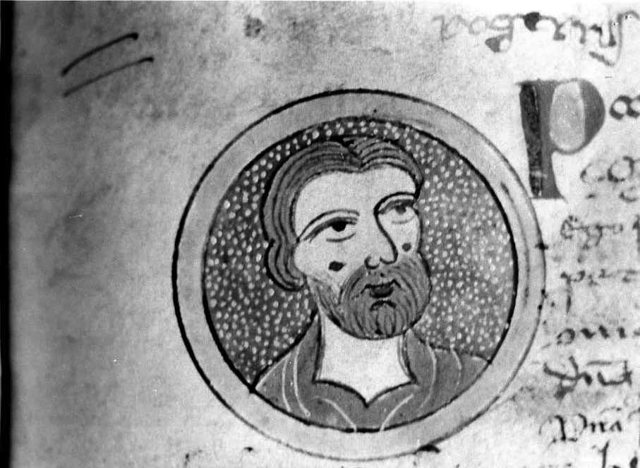 San Marco Evangelista (miniatura) - ambito cassinese (fine sec. XII)
