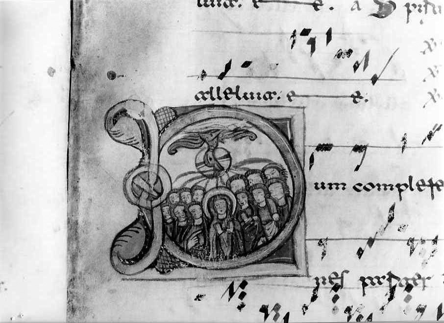 Pentecoste (miniatura) - ambito cassinese (fine/inizio secc. XII/ XIII)