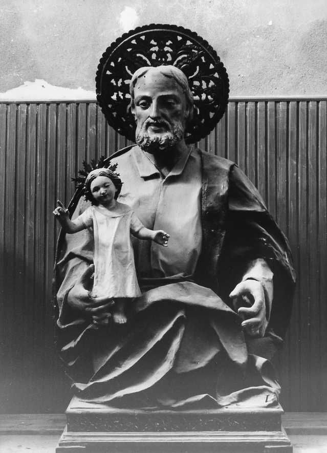 San Giuseppe e Gesù Bambino (busto) - bottega campana (prima metà sec. XIX)