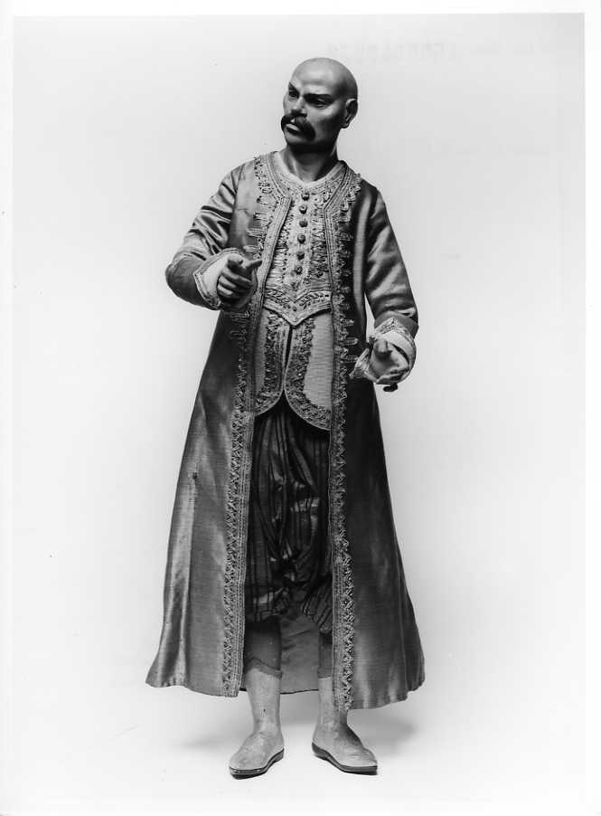uomo orientale (statuetta di presepio) di Mosca Lorenzo (sec. XVIII)