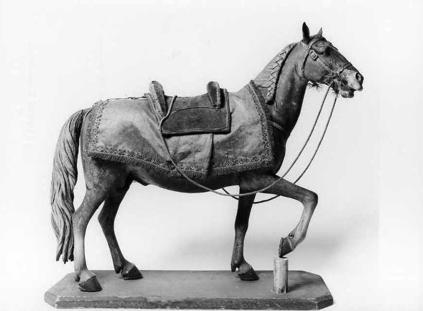 cavallo (statuetta di presepio) di Vassallo Nicola (sec. XVIII)