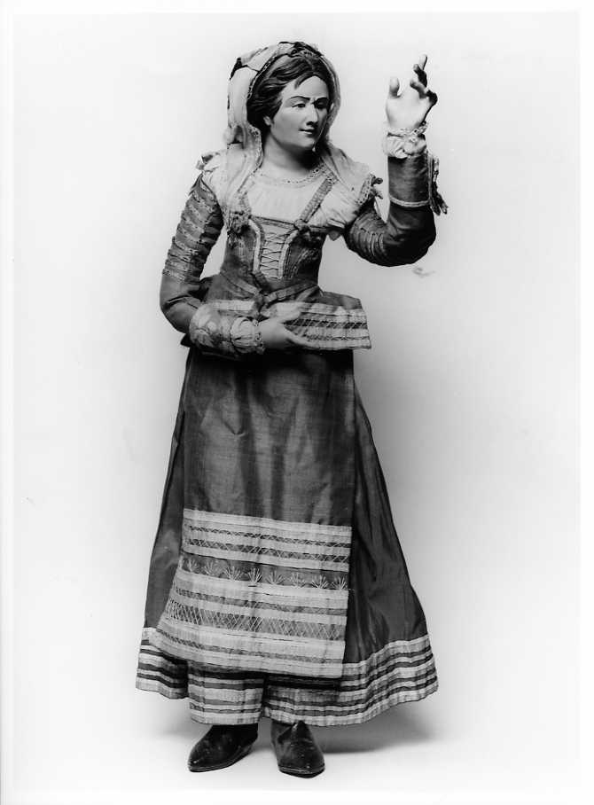donna (statuetta di presepio) - bottega napoletana (sec. XIX)