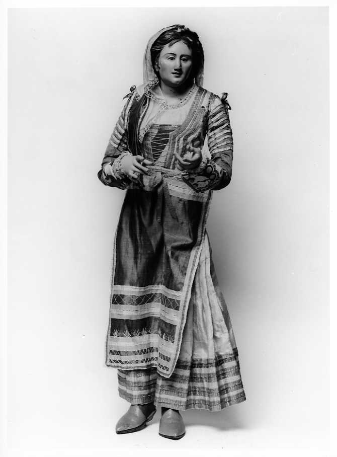 donna (statuetta di presepio) - bottega napoletana (sec. XIX)