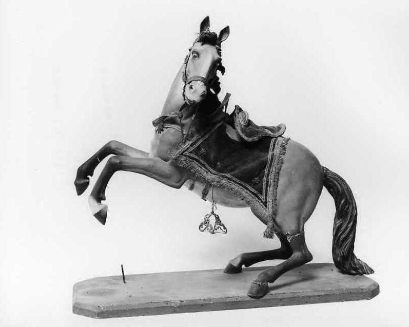 cavallo (statuetta di presepio) di Vassallo Saverio (seconda metà sec. XVIII)
