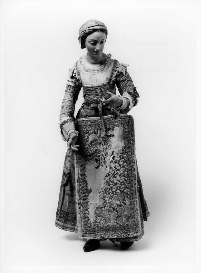 donna (statuetta di presepio) - bottega napoletana (sec. XVIII)