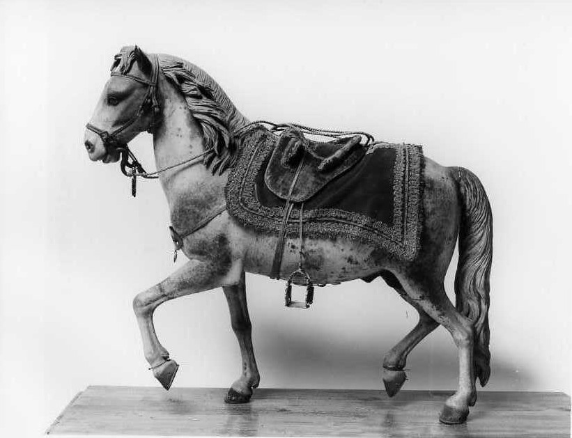 cavallo (statuetta di presepio) di Vassallo Nicola (seconda metà sec. XVIII)