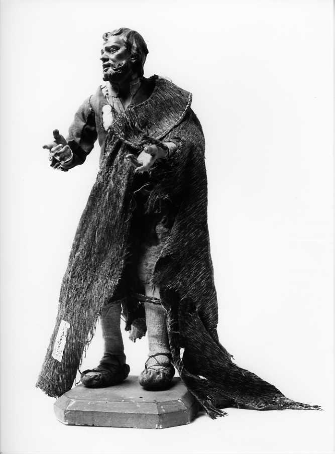rustico (statuetta di presepio) di Ingaldi Nicola (seconda metà sec. XVIII)