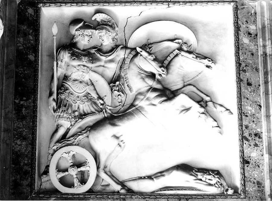 Ettore incitato da Marte alla battaglia (rilievo) di D'Antonio (prima metà sec. XIX)