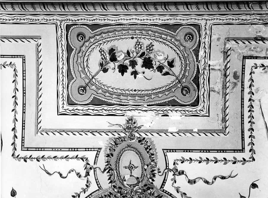 motivi decorativi vegetali (dipinto) - ambito napoletano (seconda metà sec. XVIII)