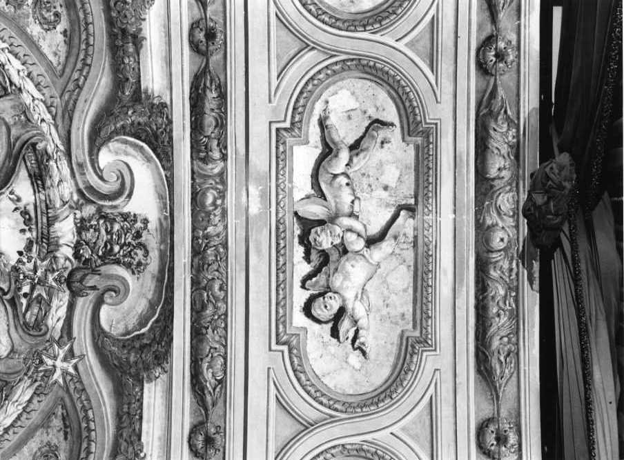 motivi decorativi vegetali con putti alati (decorazione pittorica) di Magri Gaetano (sec. XVIII)