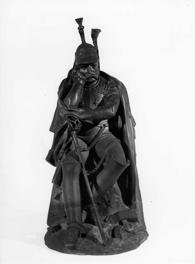 guerriero (scultura) - bottega francese (prima metà sec. XIX)
