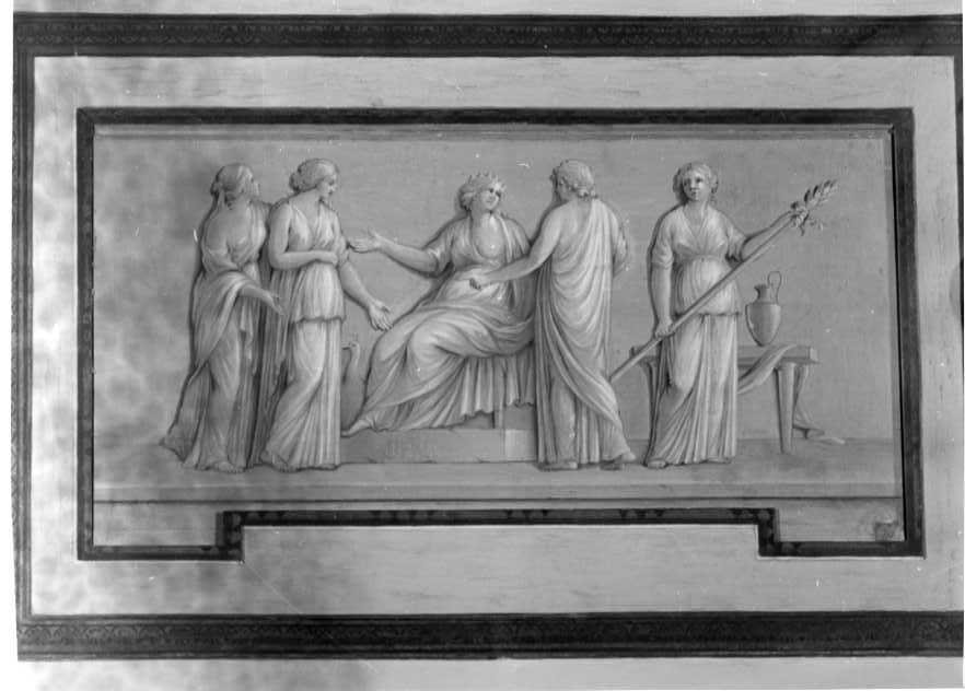allegoria della pace (dipinto) di Brunelli Carlo (sec. XVIII)