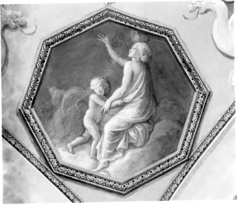 allegoria dell'amore materno (dipinto) di De Angelis Desiderio, Brunelli Carlo (sec. XVIII)